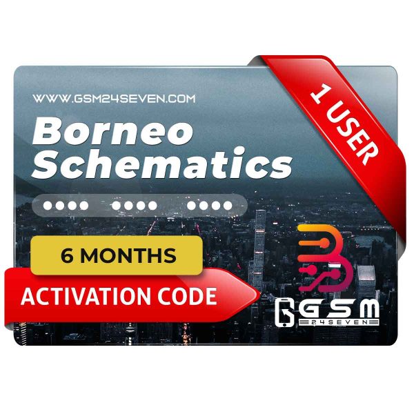 Borneo Schematics 1 User (6 Months) Activation Code