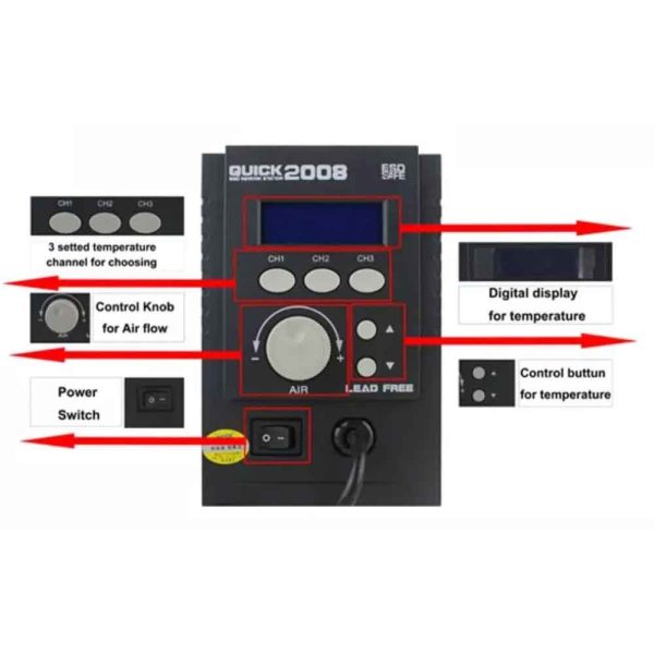 Quick 2008 Rework Station SMD