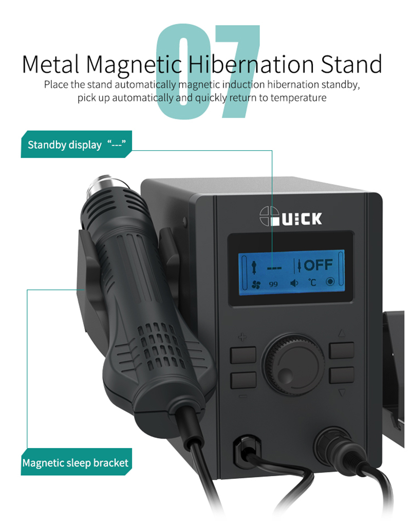 QUICK 715 2 in 1 rework and soldering station