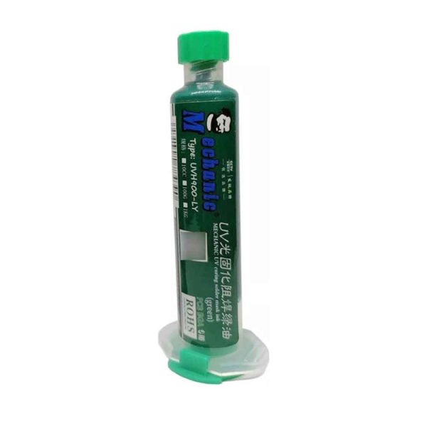 Mechanic UVH 900-LY Green UV Solder Mask - 10CC