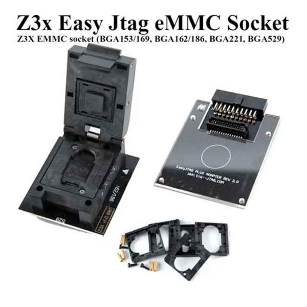 Z3X Easy Jtag Plus EMMC socket 6in1