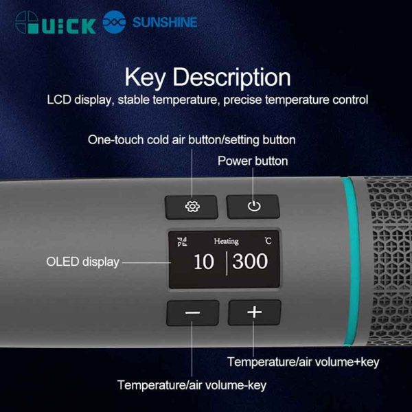 Qick TR1 Portable Hot Air Station