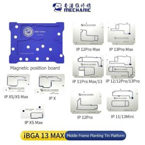 Mechanic iBGA 13 Max 14-IN-1 Motherboard Middle Layer Reballing Platform FOR iPhone X To 13 Pro Max