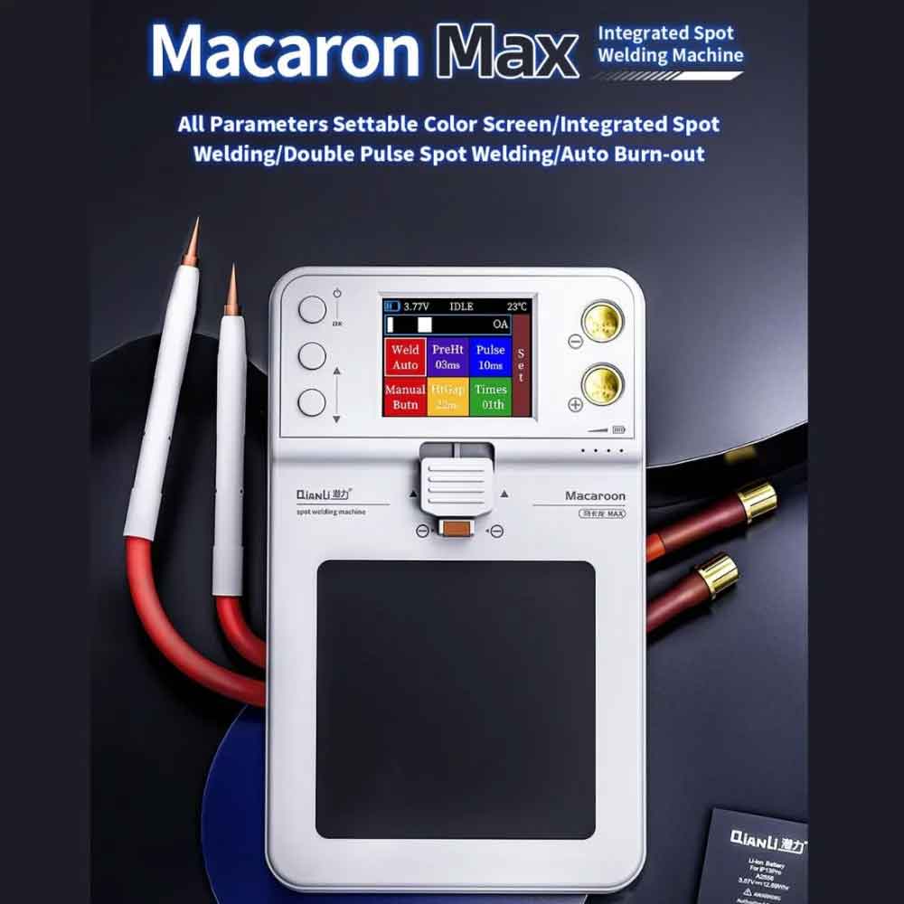 QianLi Macaron Max Portable Double Pulse Integrated Battery Spot Welding Machine