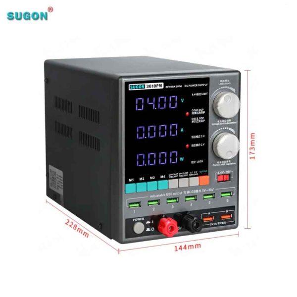 SUGON 3010PM Adjustable Digital DC Power Supply