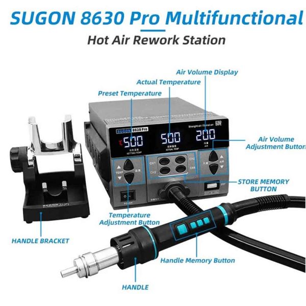 SUGON 8630 Pro SMD Rework Station