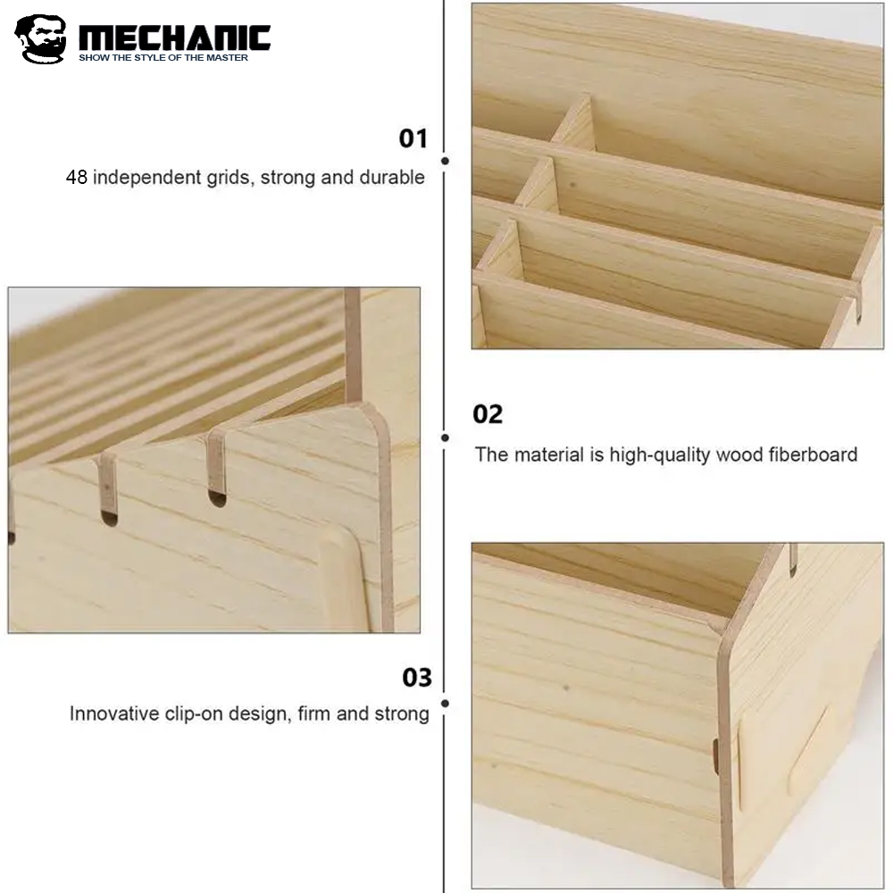 Mechanic B48 Multi-Functional Wooden Box